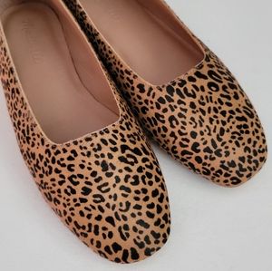 NWT Madewell Cory Leopard Print Flat Shoes